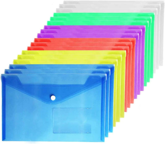A5 Plastic Wallets (36 pcs) - A5 Plastic Folder